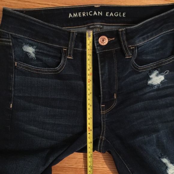 AMERICAN EAGLE Distressed Jeggings -Super Stretch - Picture 11 of 14